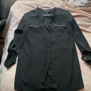 Black dress up/casual shirt